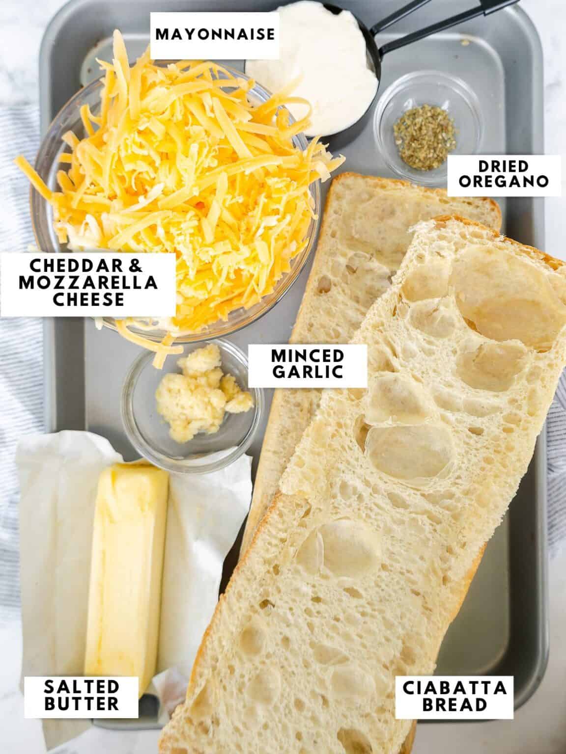 Keg Copycat Garlic Cheese Bread {Oven & Air Fryer!} The Sassy Foodie