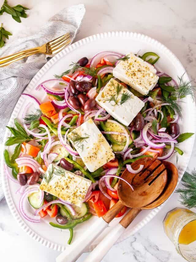 Village Greek Salad Story