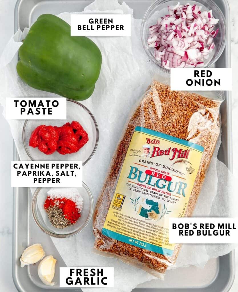 Ingredients for tomato pilaf