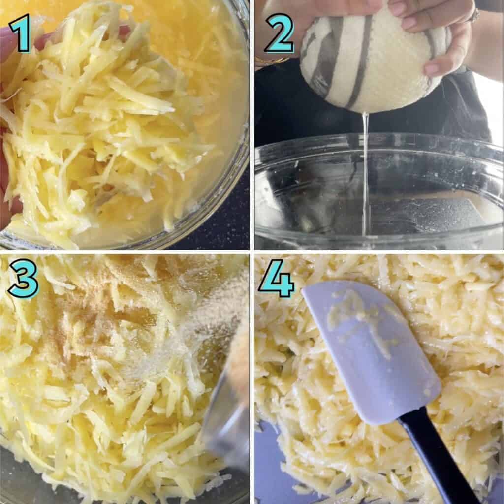 Step by step instructions to prepare hashbrowns