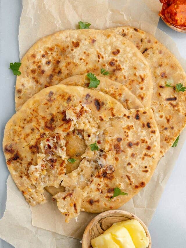 Easy Stuffed Spicy Cheese Paratha Story
